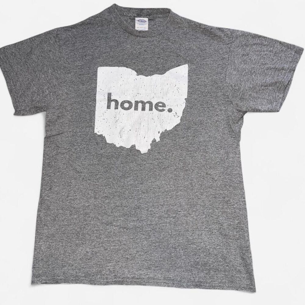 Ohio Home Grey T-Shirt SIZE MEDIUM